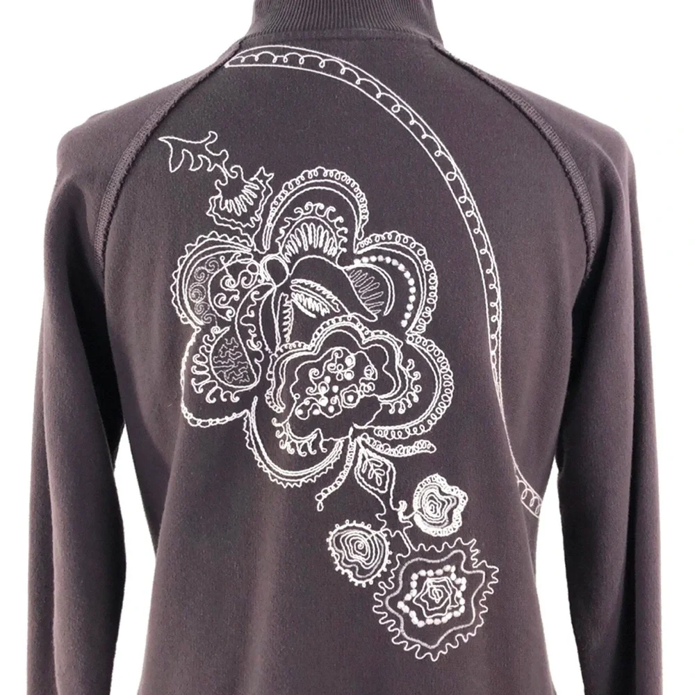 Lucy Plum Embroidered Back Long Sleeve Zip Jacket - Picture 5 of 8